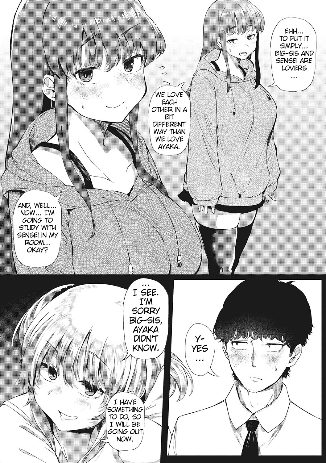 Hentai Manga Comic-Sex And Communication With The Two Sisters -Read-5